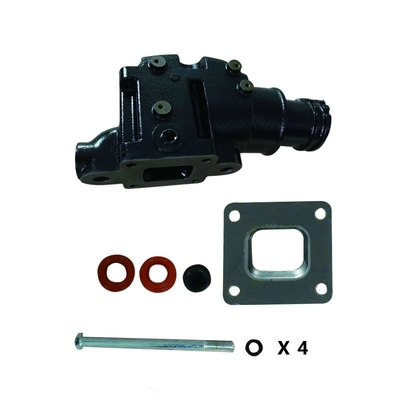 Gases de resina Manifold de escape marino para motores MerCruiser V6 elevadores conjuntos secos