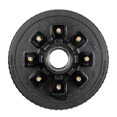Piezas de remolque 7000 lb 8 Lug 6 1/2 12 pulgadas tambor de freno para el freno duradero y remolque