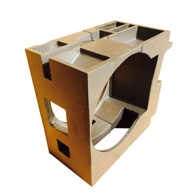 Caja de forma compleja Nodular de hierro fundido Caja de engranajes de fundición Productor de proceso de arena de resina