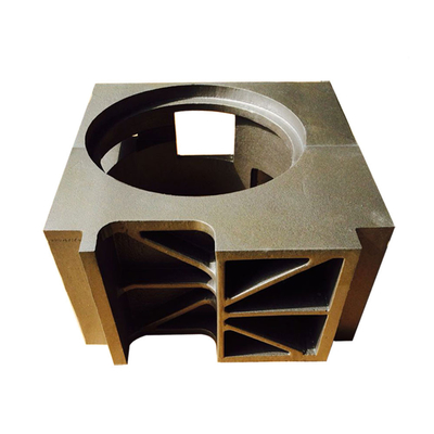 Caja de forma compleja Nodular de hierro fundido Caja de engranajes de fundición Productor de proceso de arena de resina