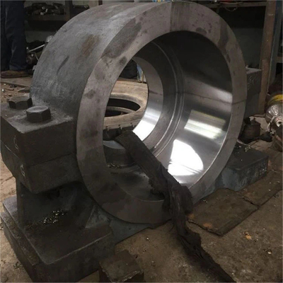 Proceso de fundición de arena Partes de rodamientos de bloques de almohadillas de acero fundido grandes