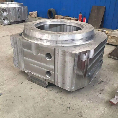Proceso de fundición de arena Partes de rodamientos de bloques de almohadillas de acero fundido grandes