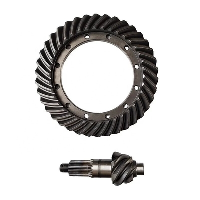 Forja de forma cercana a la red hecha a medida de acero inoxidable engranaje espiral recto engranaje de bisel forjado