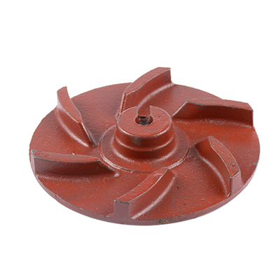 Proceso de fundición de arena de hierro GG20 GG25 Impeller de hierro gris para piezas de maquinaria personalizadas