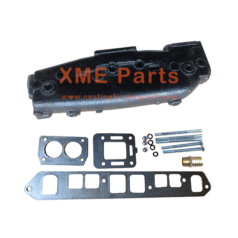 Ferro fundido MerCruiser 3.0 Exhaust Manifold y Riser Marine Exhaust Parts para su barco