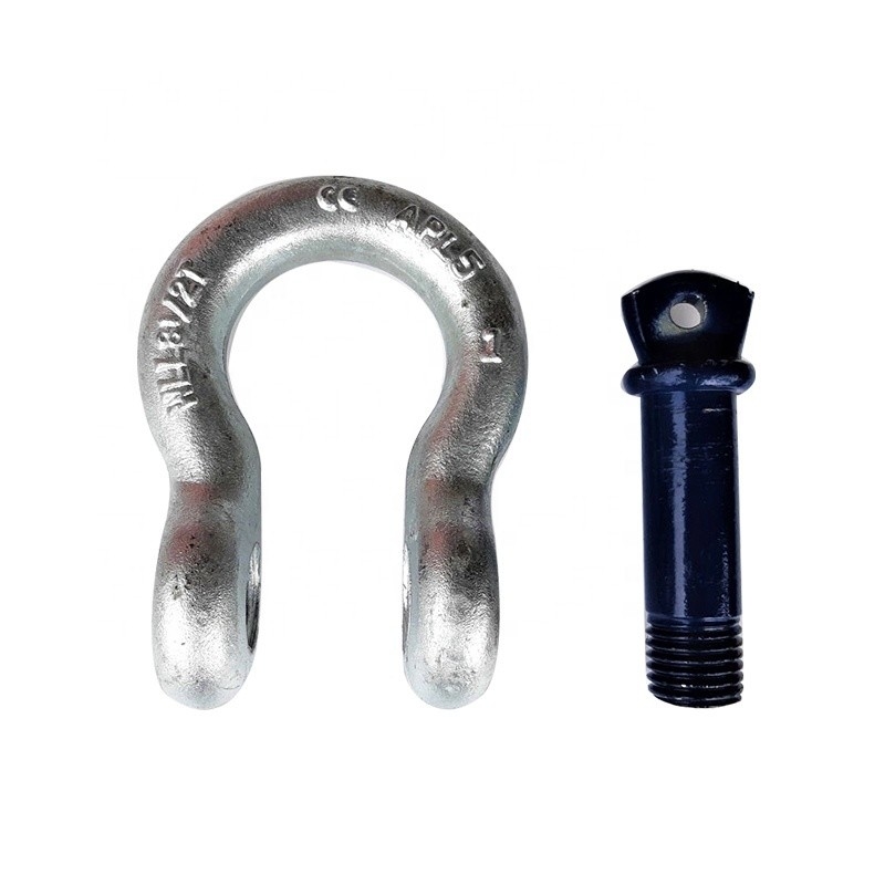 Cadenas de lira de elevación a medida Cadenas de anclaje galvanizadas forjadas por OEM Steel Forgings