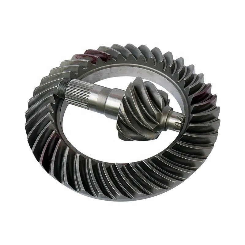 Forja de forma cercana a la red hecha a medida de acero inoxidable engranaje espiral recto engranaje de bisel forjado